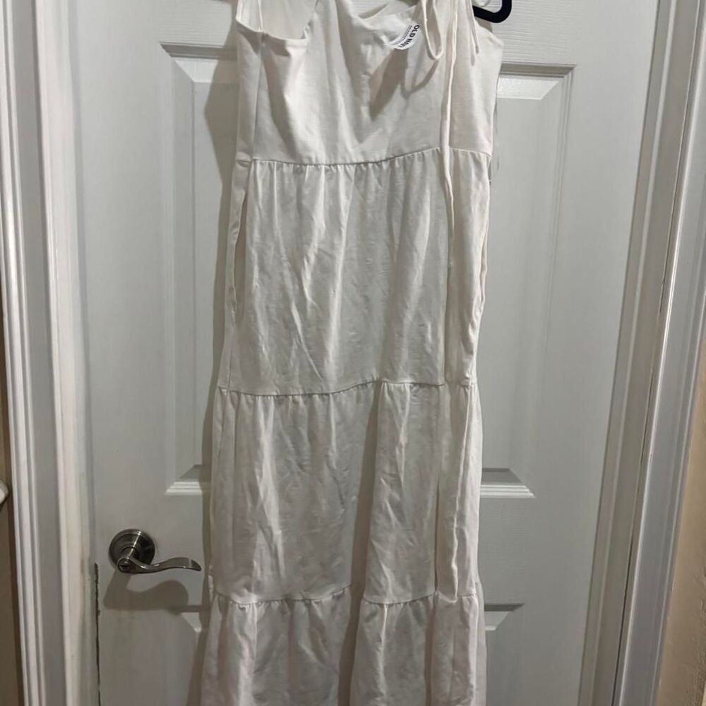 Old-navy Women's White and Cream Dress